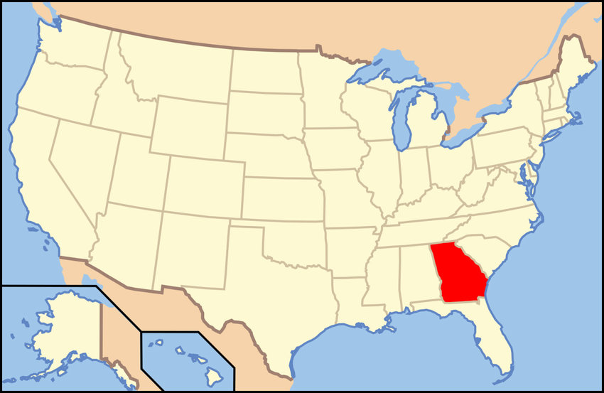 乔治亚州州政府认证，美国政府联邦文件认证