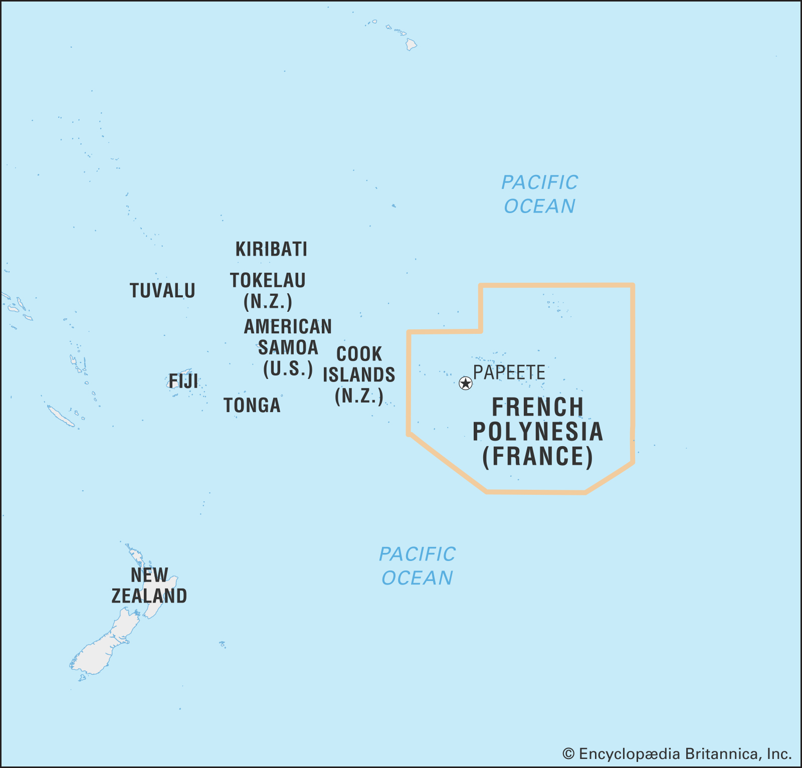 法属波利尼西亚（French Polynesia）使用的，海牙认证美国