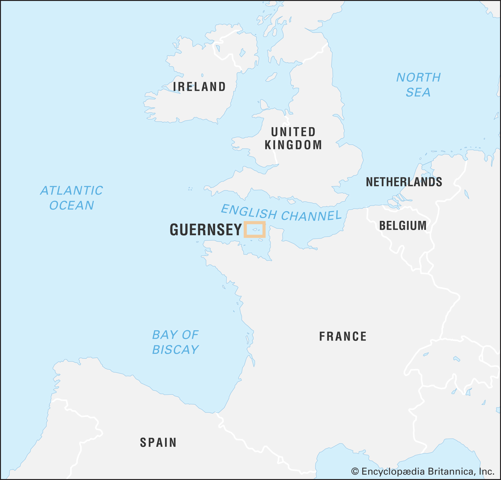 根西岛（Guernsey）使用的，海牙认证美国