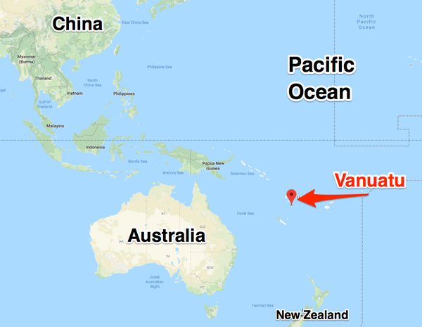 瓦努阿图（Vanuatu）使用的，海牙认证美国