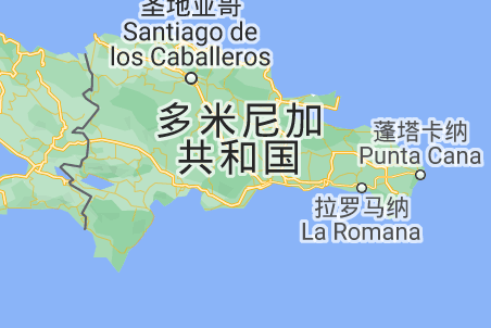 多米尼加共和国地图