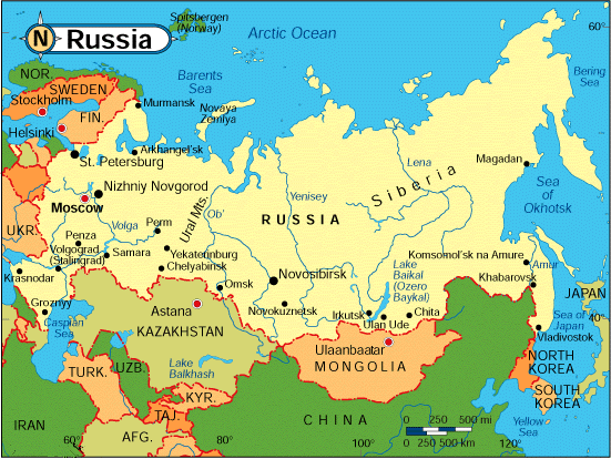 俄罗斯（Russia）使用的，海牙认证美国